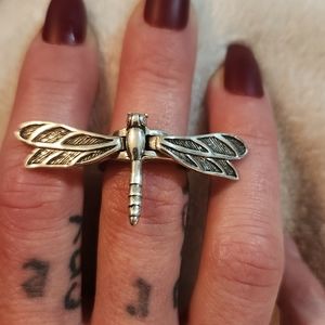 Very Unique Dragonfly Ring - Size 5